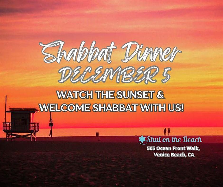 Shabbat Dinner at the Beach, 5 December | Event in Venice Beach | AllEvents