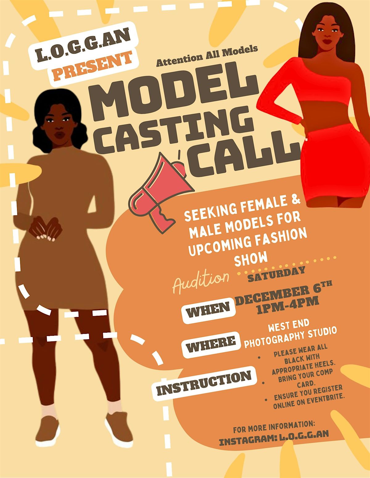 Casting call for all models, 13 December | Event in Atlanta | AllEvents