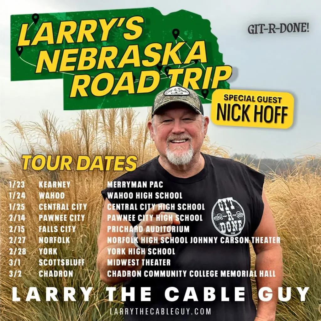 Larry the Cable Guy, 26 June | Event in Salina | AllEvents