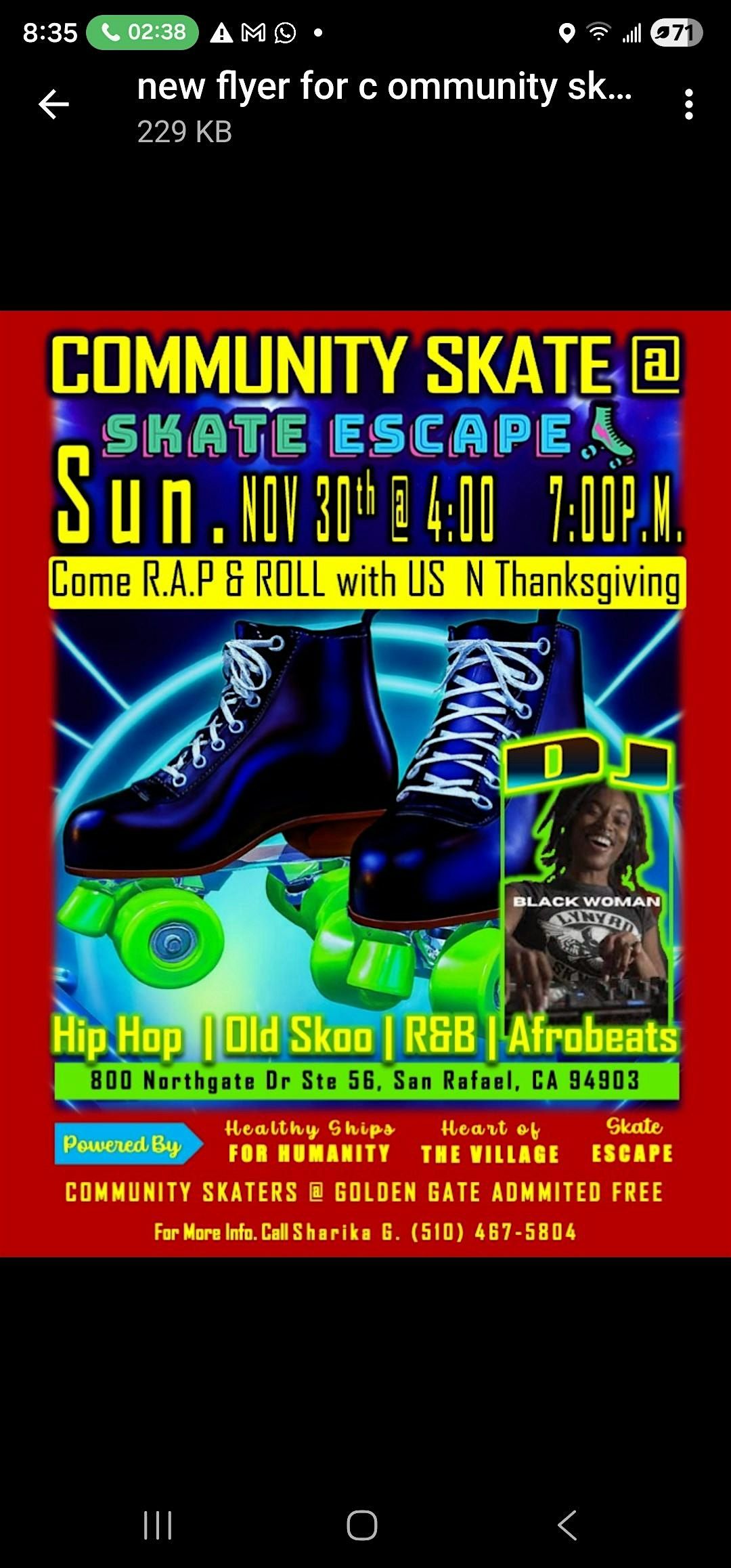 R.A.P & R.O.L.L   N ThanksGiving, 30 November | Event in San Rafael | AllEvents