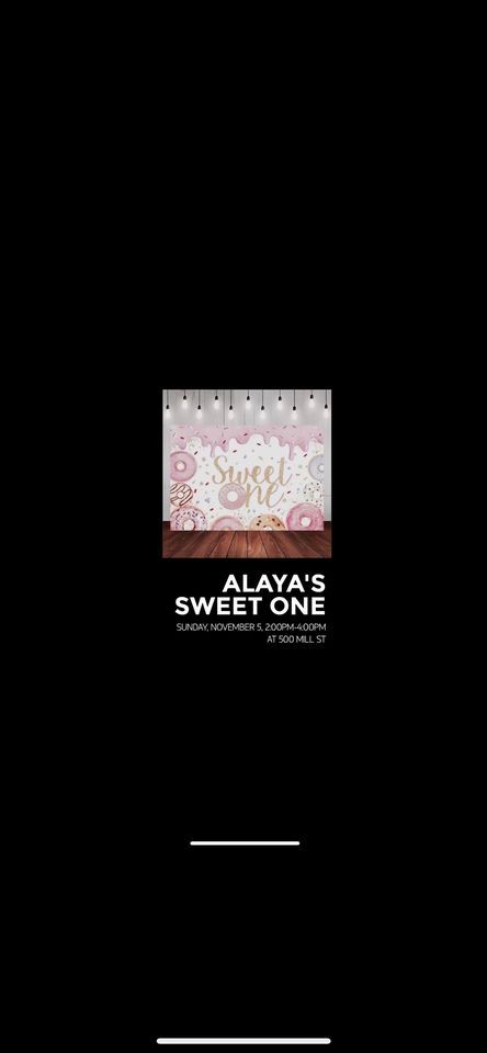Alaya’s Sweet One , Piedmont Parks and Recreation, November 5 2023