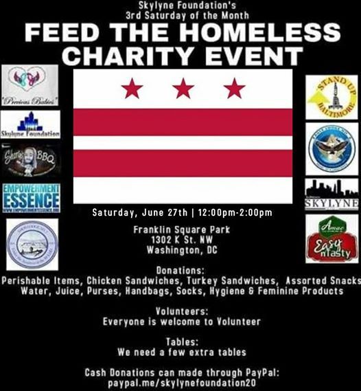 Feed The Homeless Charity Event | Washington, DC ...