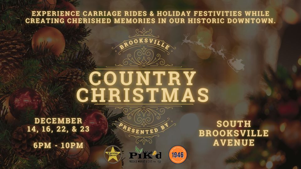 BROOKSVILLE COUNTRY CHRISTMAS, S Brooksville Ave, Brooksville, FL 34601, United States, December