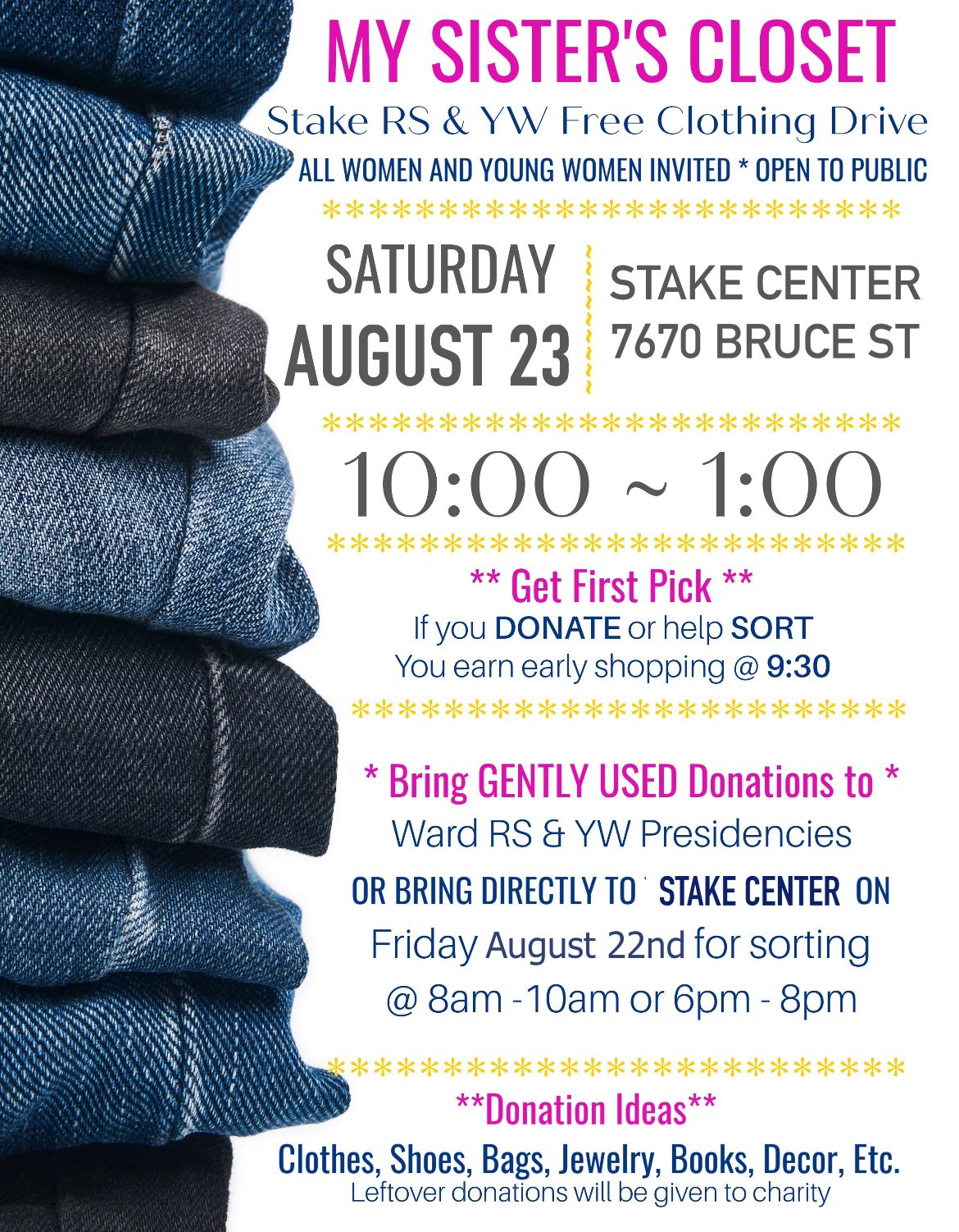 My Sister’s Closet, 23 August | Event in Las Vegas | AllEvents