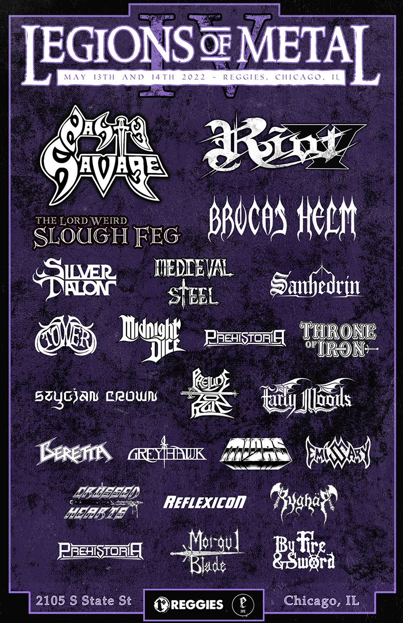 Legions Of Metal Fest Satrurday Chicago 4 September 2070 Allevents