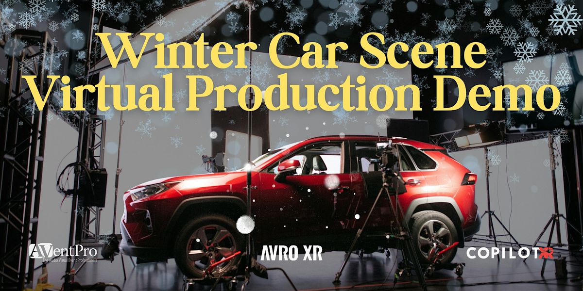 LIVE DEMO: Winter Driving Scene using Virtual Production, 11 December | Event in Winnipeg | AllEvents