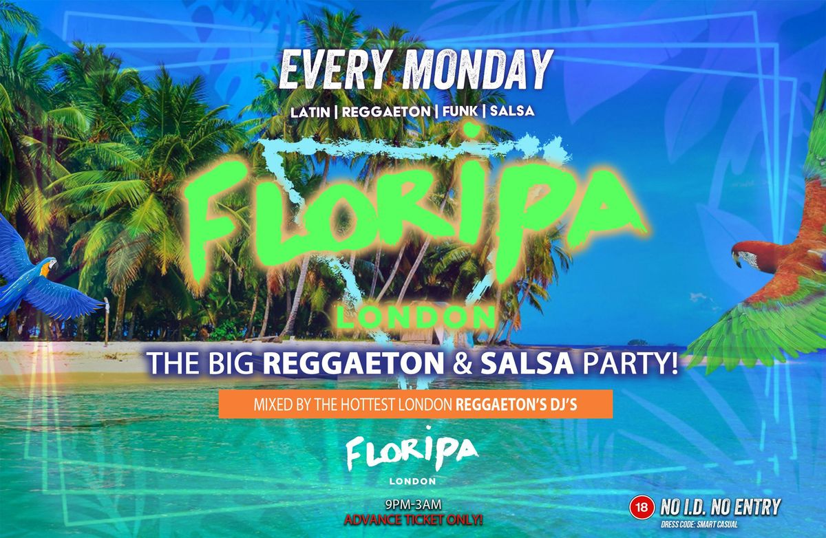 Floripa Shoreditch Every Monday // Hip-Hop, R&amp;B, Reggaeton, Afrobeats, House, 18 August | AllEvents