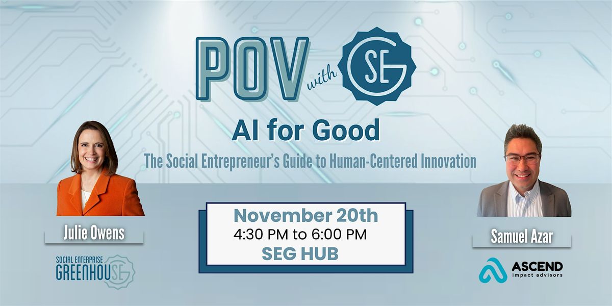 POV With SEG:  AI For Good, 20 November | Event in Providence | AllEvents
