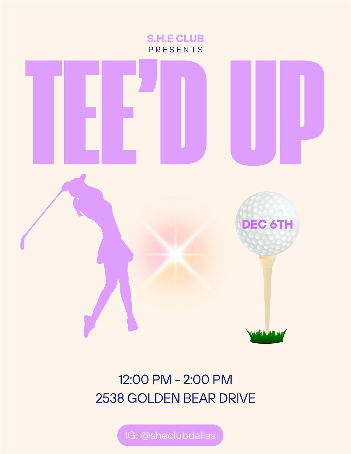 Tee'D Up with S.H.E Club | Event in Carrollton | AllEvents