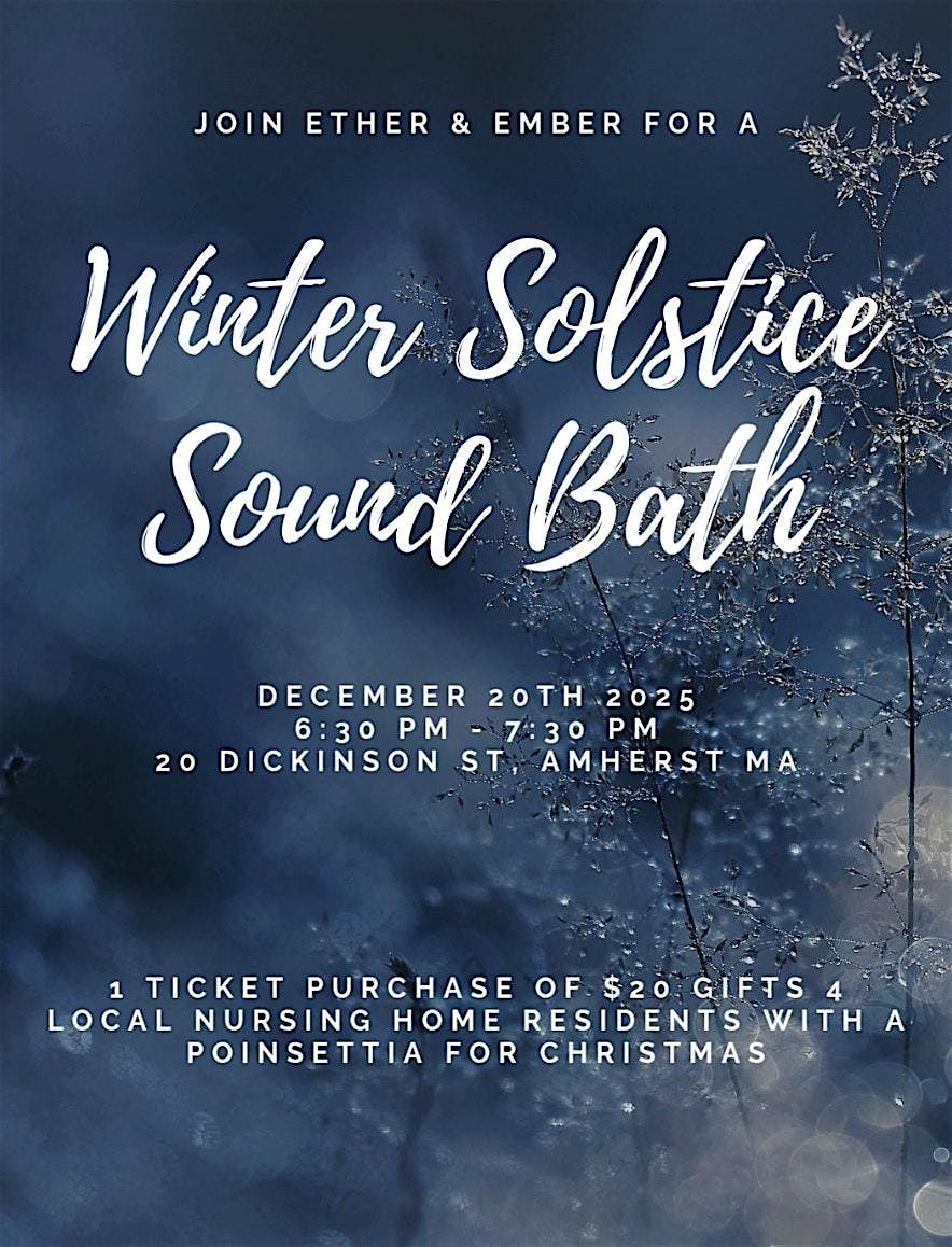 Winter Solstice Sound Bath, 20 December | Event in Amherst | AllEvents