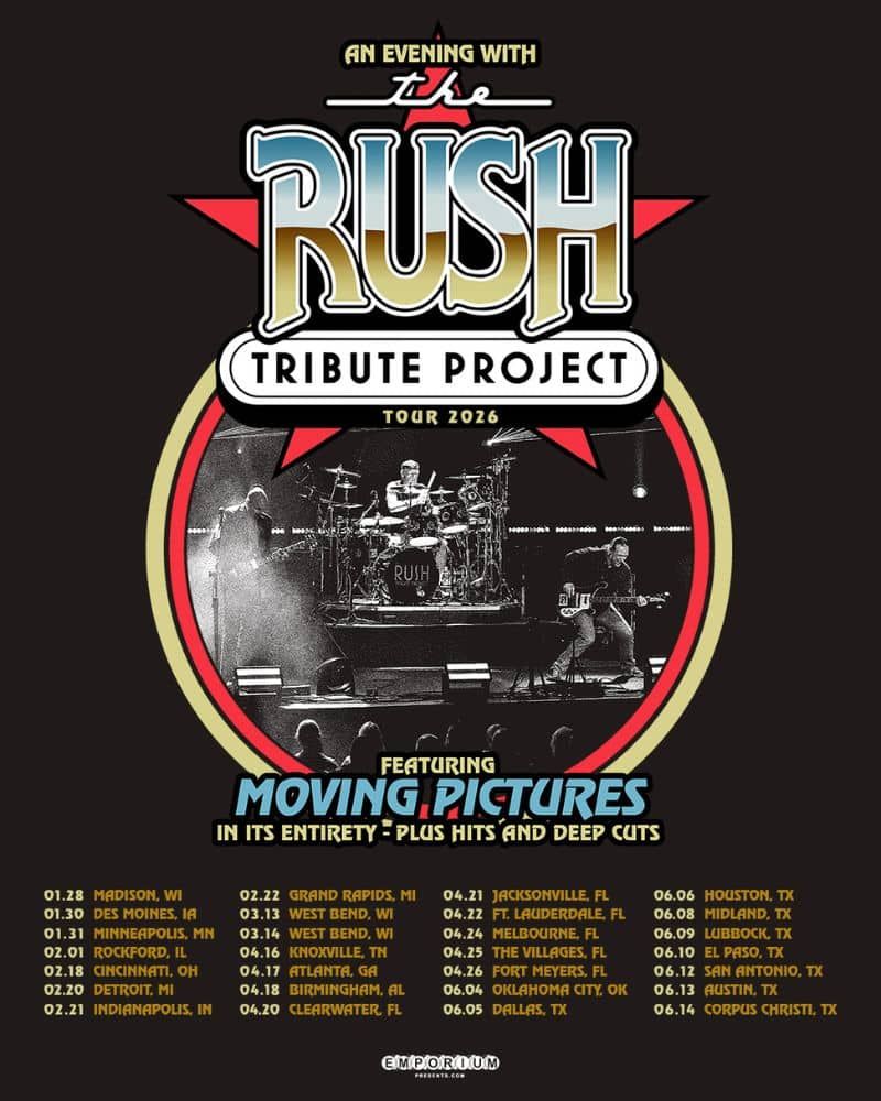 Moving Pictures - A Tribute To Rush, 3 January | Event in Houston | AllEvents