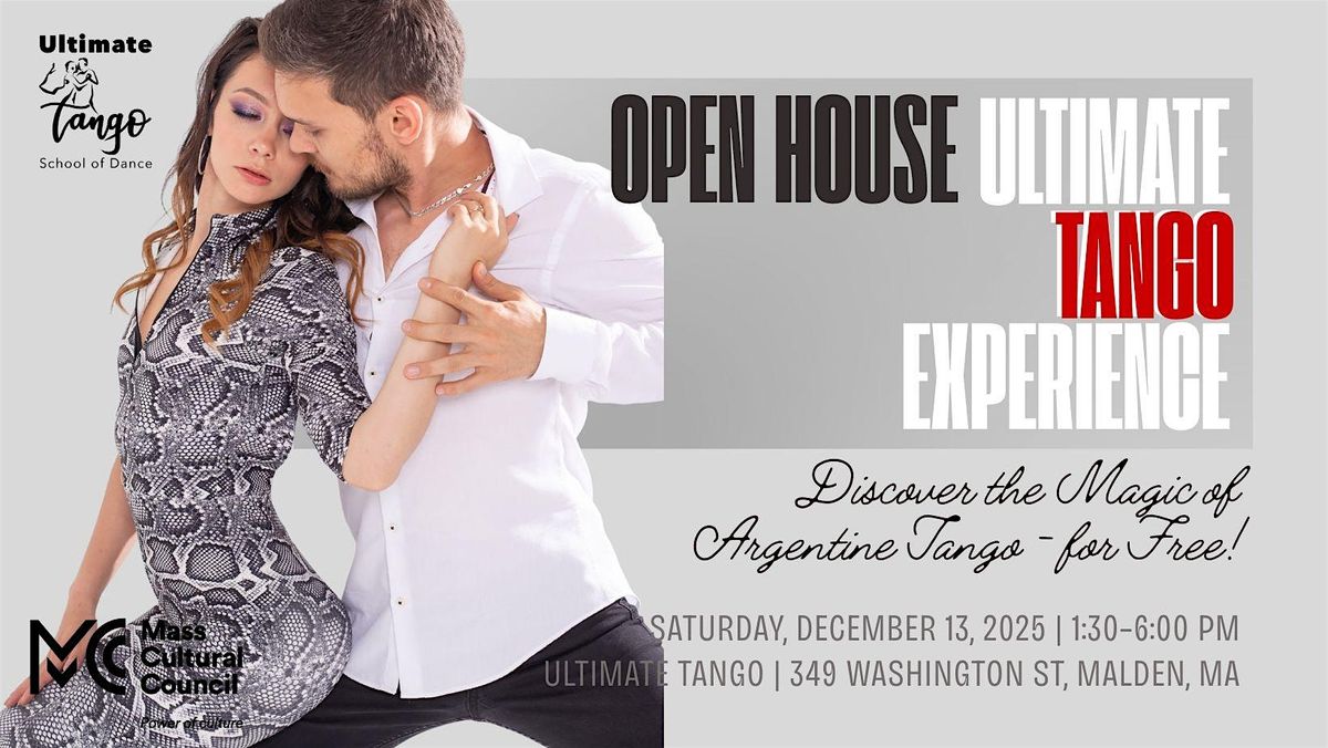 Discover the Magic of Argentine Tango - for Free! (OPEN HOUSE), 13 December | Event in Malden | AllEvents