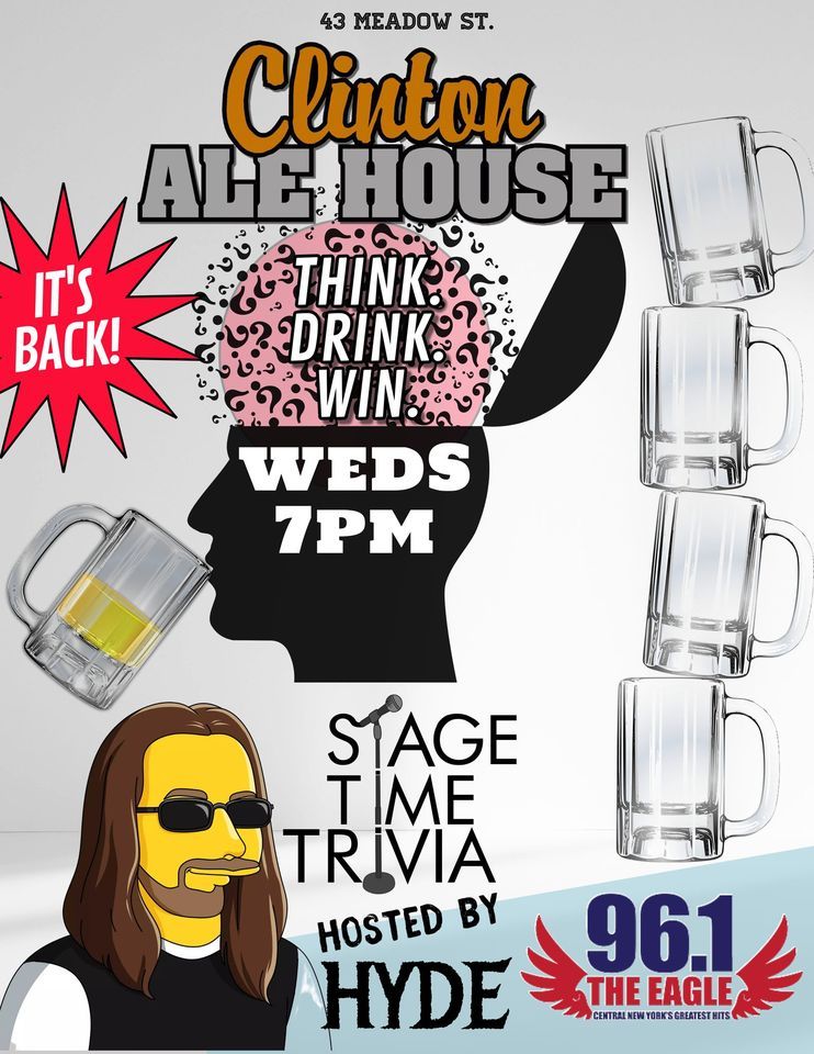 Clinton Ale House Trivia Night, Clinton Ale House, March 15 2023