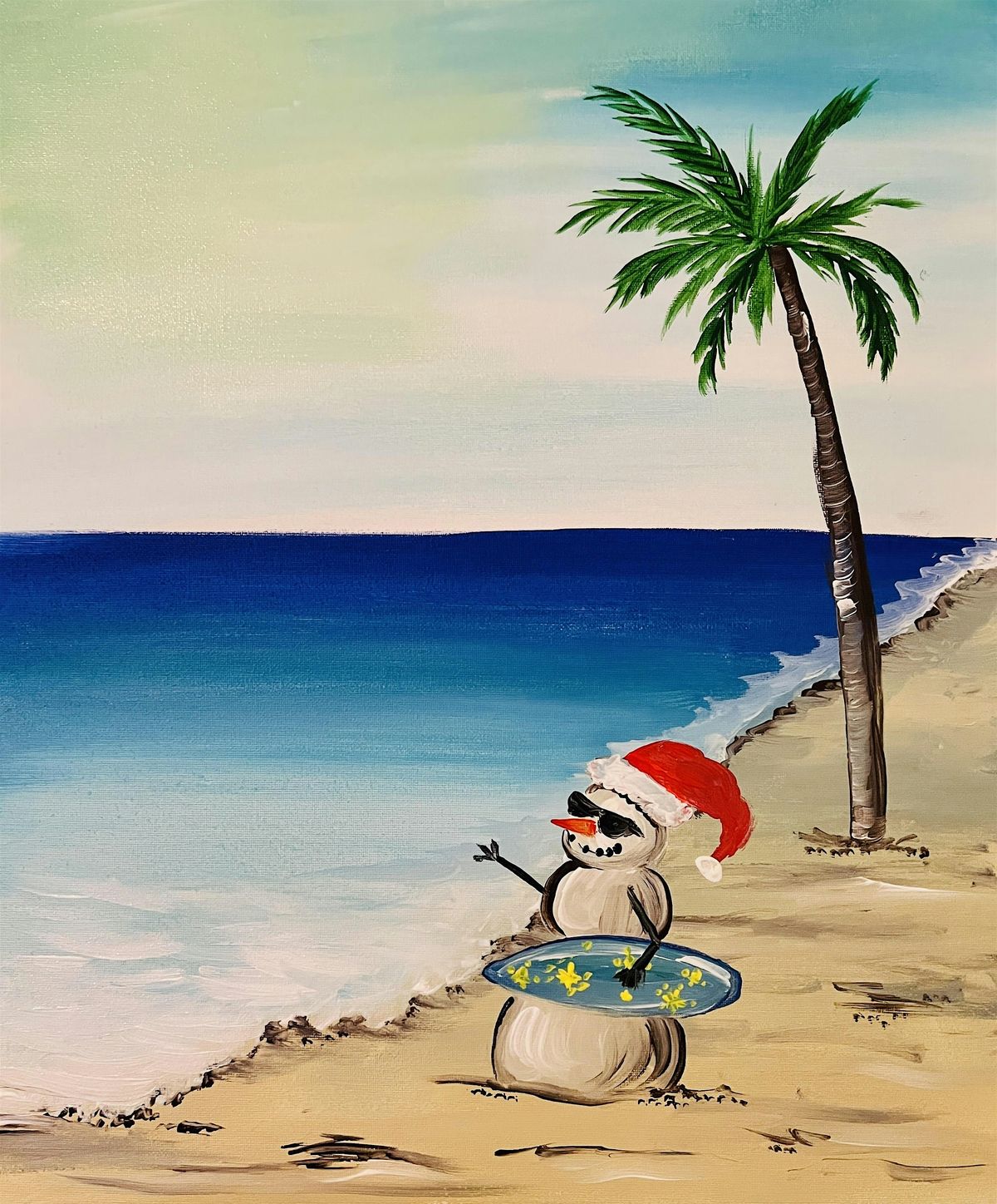 Gone Surfin' - Paint & Sip, 14 December | Event in Los Angeles | AllEvents