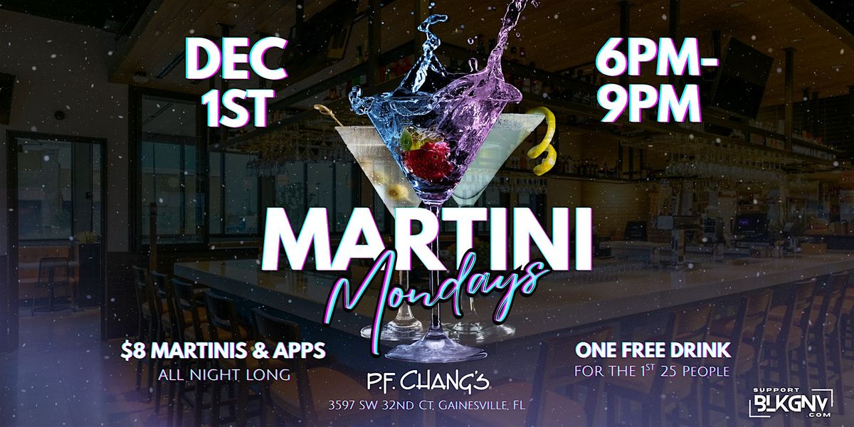 Martini Mondays - December, 1 December | Event in Gainesville | AllEvents