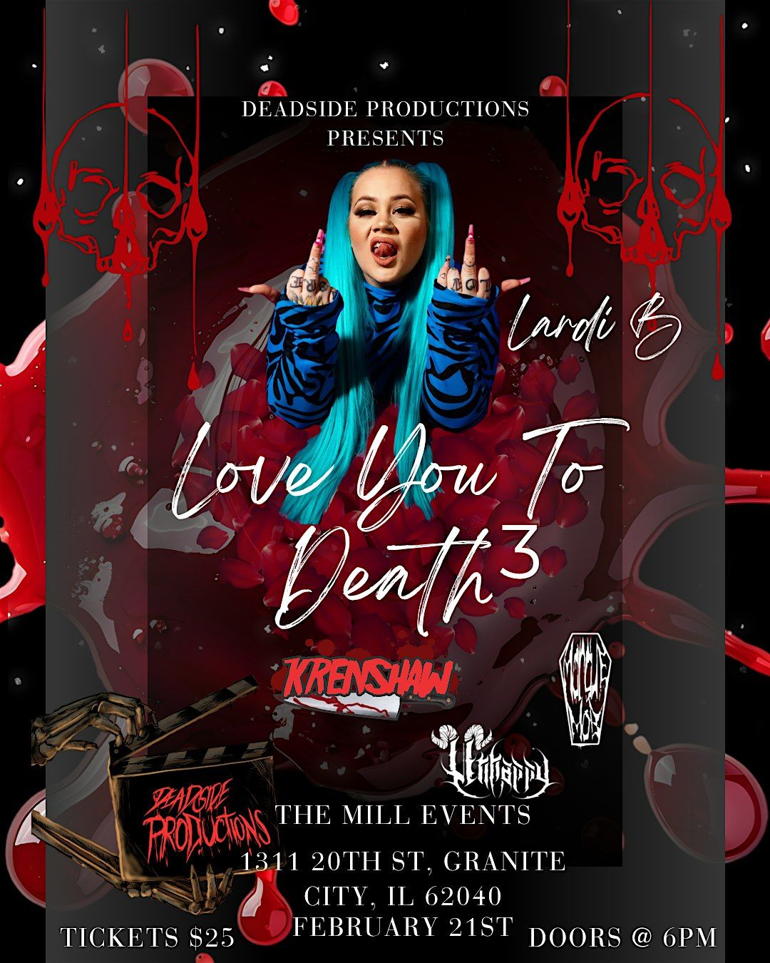 Love You To Death 3, 21 February | Event in Granite City | AllEvents