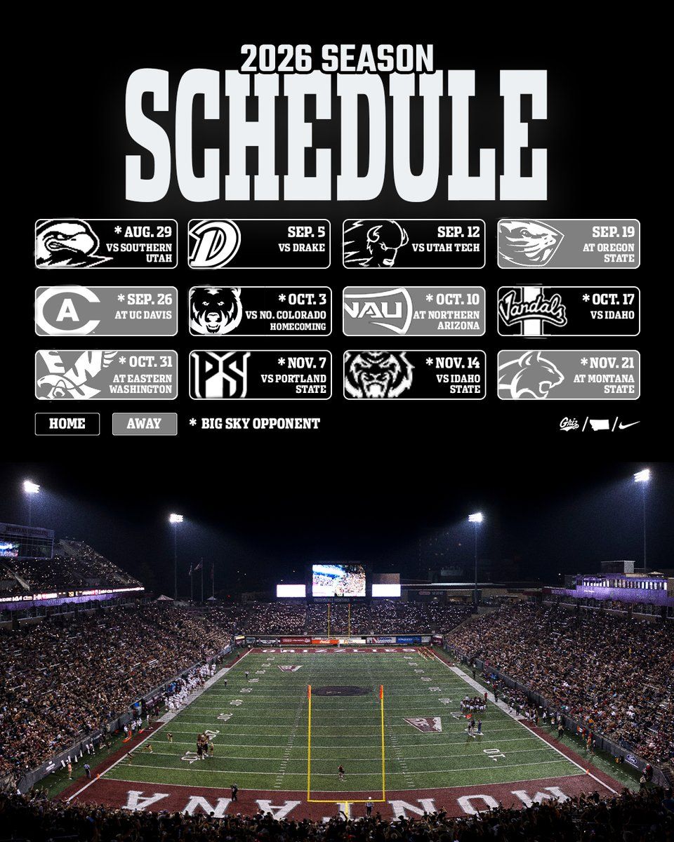 Montana Grizzlies vs. Southern Utah Thunderbirds, 28 August | Event in Missoula | AllEvents