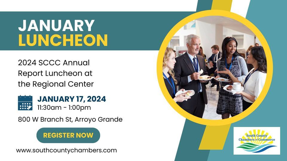 SCCC Annual Report Luncheon, 800 W Branch St, Arroyo Grande, CA 93420 ...