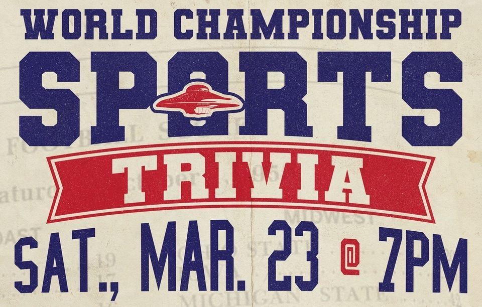 Flying Saucer Presents Ultimate Sports Trivia, Houston Flying Saucer