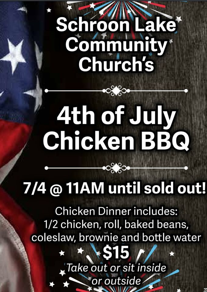 4th of July Chicken BBQ, Schroon Lake Community Church, 4 July 2023