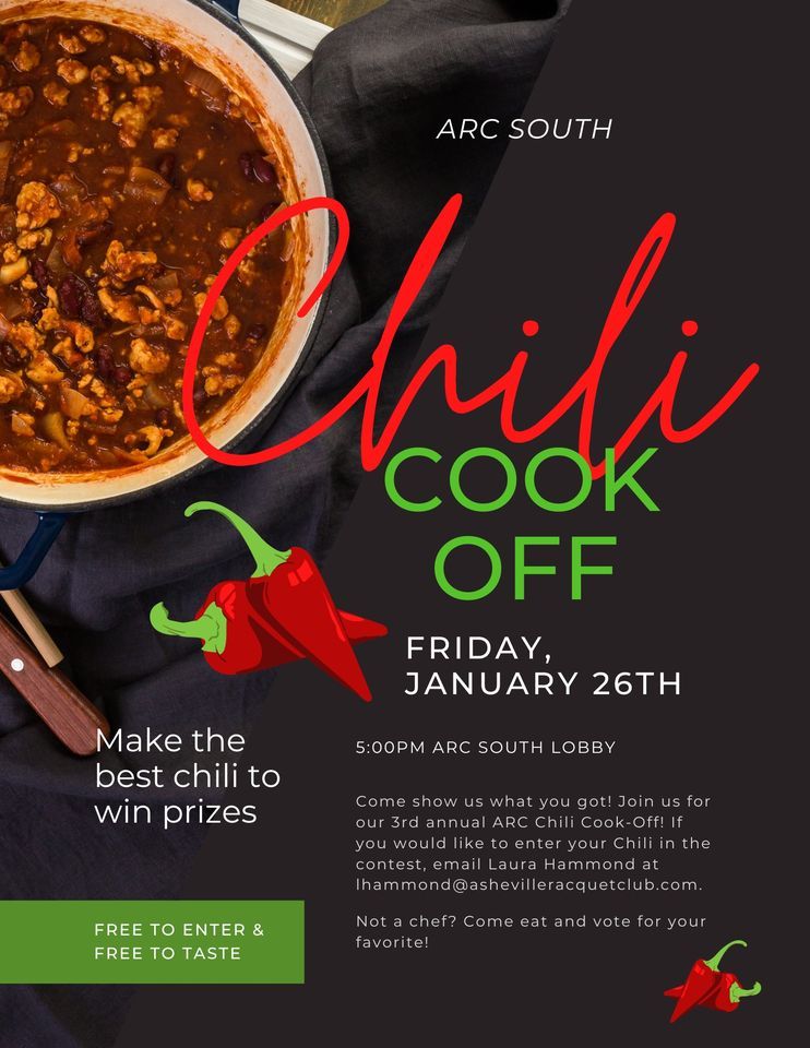 Chili Cook Off , Asheville Racquet Club South, January 26 2024