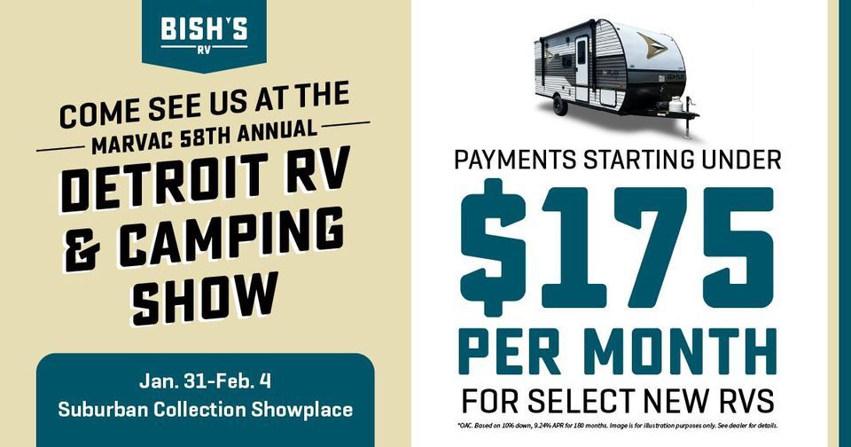 MARVAC 58th Annual Detroit RV & Camping Show, 46100 Grand River Ave ...