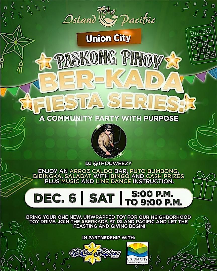 Paskong Pinoy, Ber-Kada Fiesta Series, 6 December | Event in Union City | AllEvents