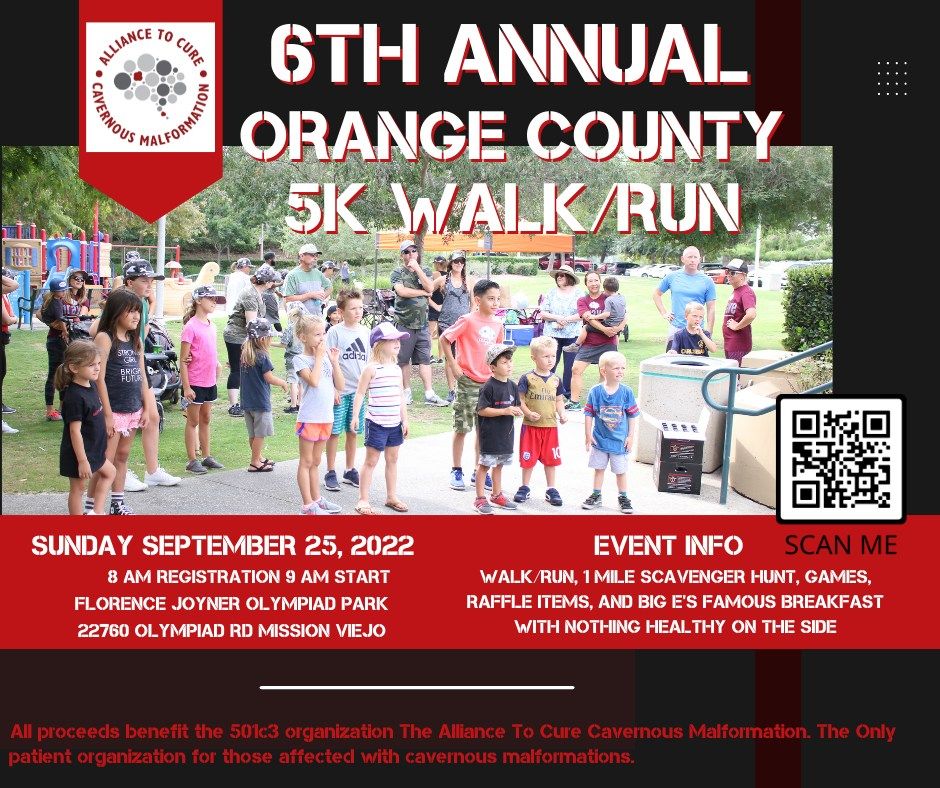 6th Annual Orange County 5k Walk/Run, Florence Joyner Olympiad Park