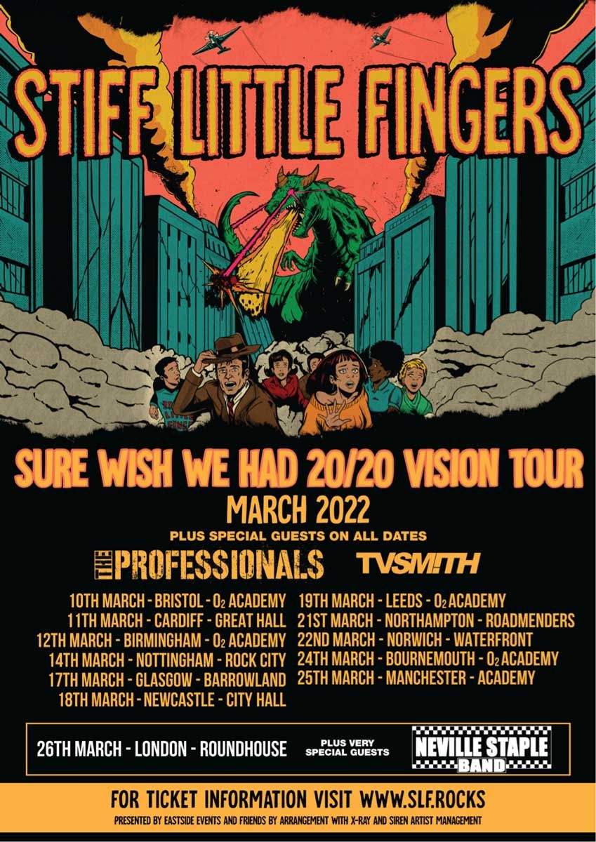 Stiff Little Fingers Leeds Tickets, 12 March | Event in Leeds | AllEvents