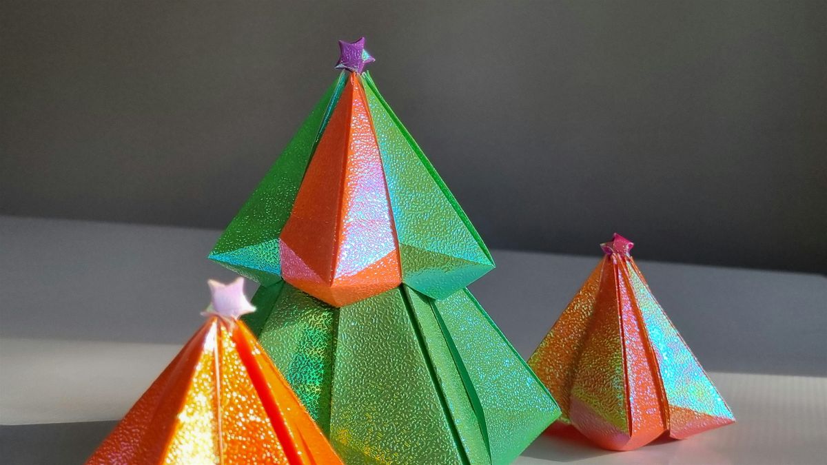 Copy of 2025 Mindful Origami: 3D Christmas Trees & Stars – Holiday Workshop, 3 December | Event in Portsmouth
