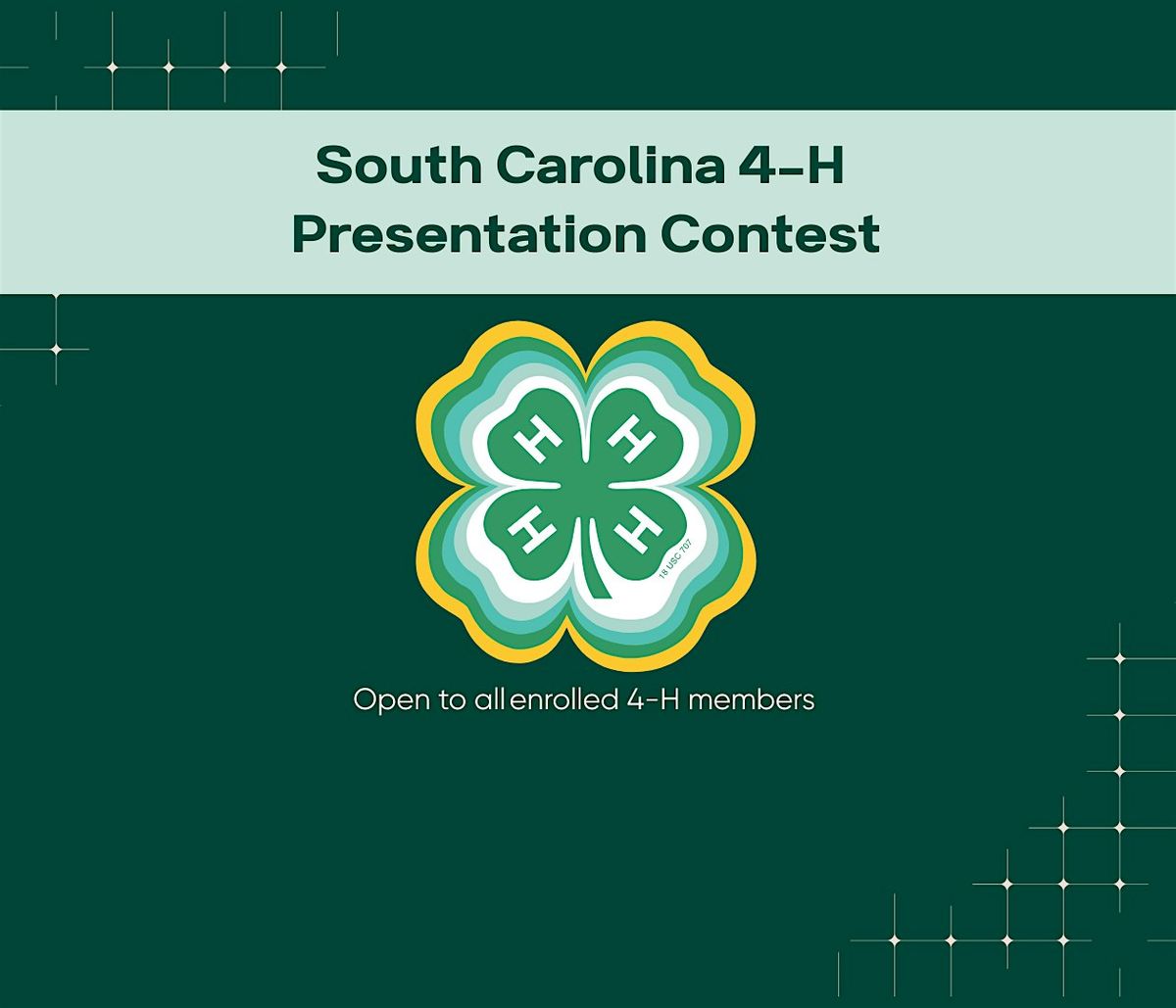 South Carolina 4-H Presentations Contest Registration 2026, 12 December | AllEvents