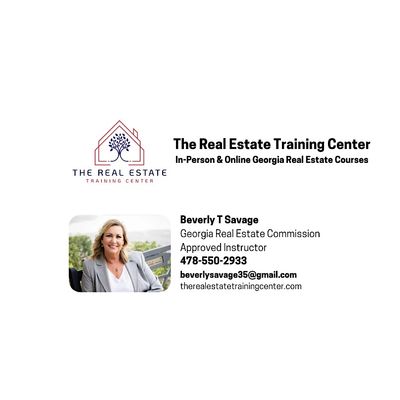 Beverly Savage/The Real Estate Training Center