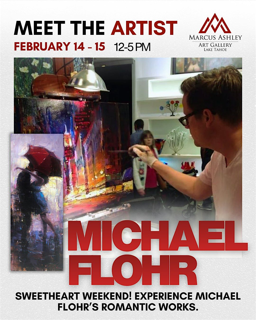 Meet the Artist ~ Michael Flohr ~ February 14- 15, 14 February | Event in South Lake Tahoe | AllEvents