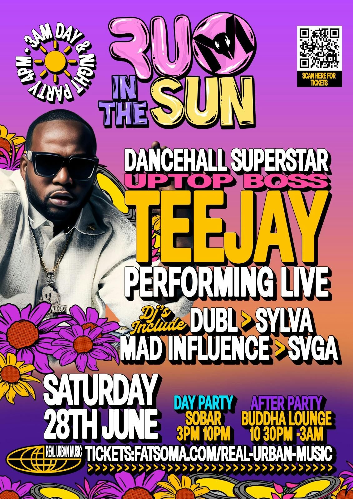 R.U.M IN THE SUN: JAMAICAN SUPERSTAR UPTOP BOSS TEEJAY LIVE, 28 June | Event in Southampton | AllEvents