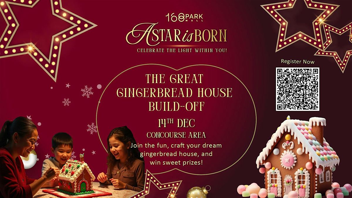 The Great Gingerbread House Build-Off, 14 December | Event in Batu Caves | AllEvents