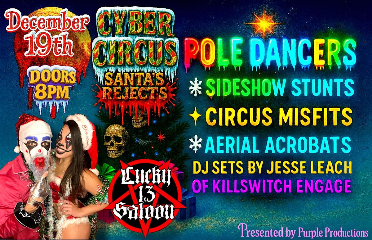 Cyber Circus - Santa's Rejects, 19 December | Event in Brooklyn | AllEvents