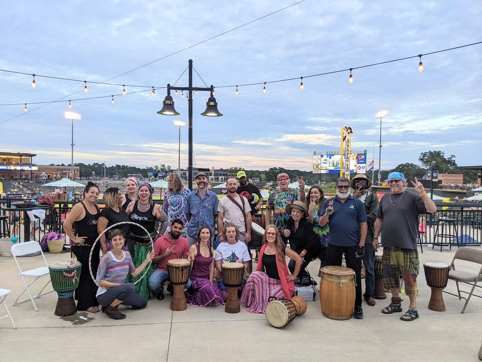 JerryFest Drum Circle, The Fountain at Five Points, Columbia, October 2