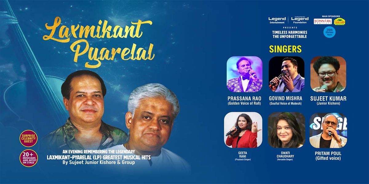 The Unforgettable Laxmikant -Pyarelal — event poster