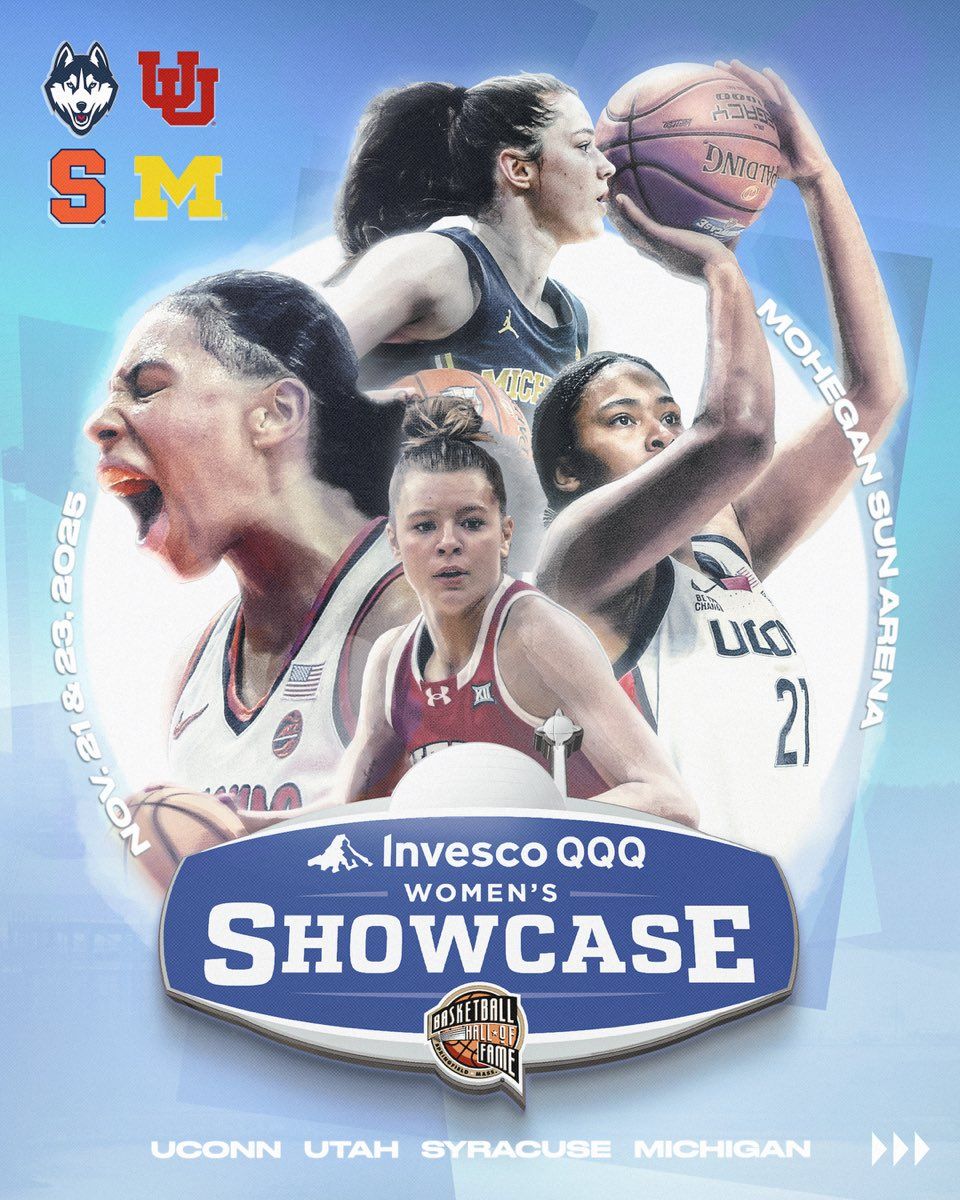 Basketball Hall Of Fame Women's Showcase: Uconn vs. Utah & Syracuse vs. Michigan, 20 November | AllEvents