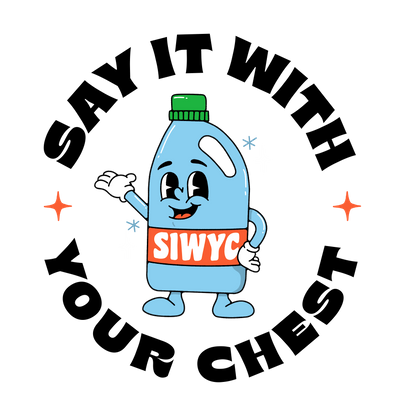 say it with your chest dtx logo