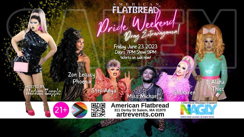 Pride Weekend Drag Extravaganza, Flatbread Salem, 23 June 2023