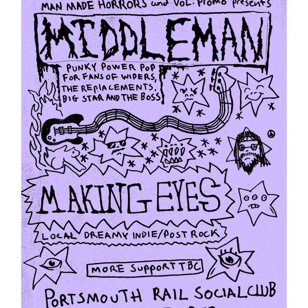 Middleman / Making Eyes / Support TBC, 5 December | Event in Portsmouth | AllEvents