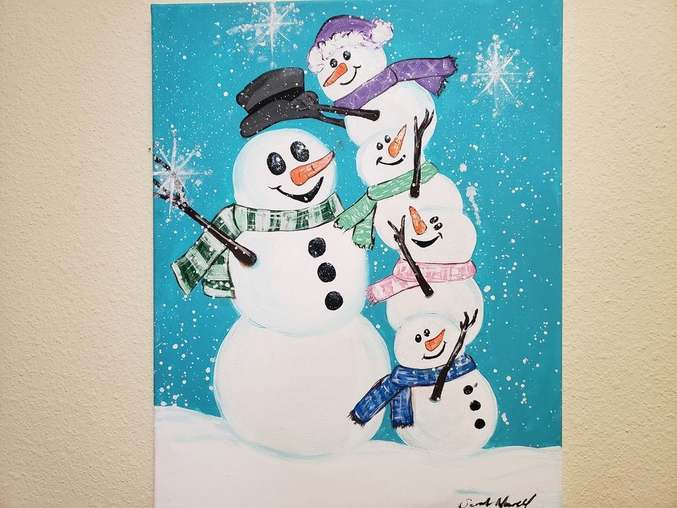 Lets Build A Snowman PaintNSip!, The Hub of Kennewick, December 28