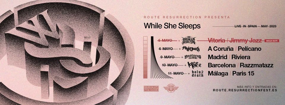 Route Resurrection: While She Sleeps (Málaga, 2023), 11 May | Event in Ronda | AllEvents.in