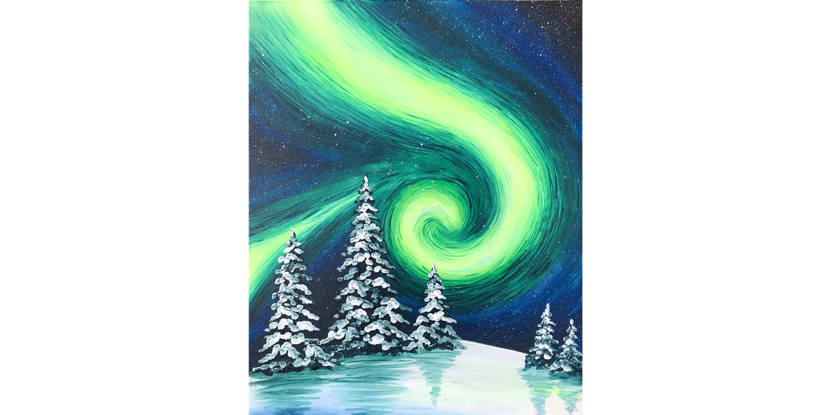 Winter Lights - Paint and Sip in Sacramento | Classpop!™, 2 January | Event in Elk Grove | AllEvents