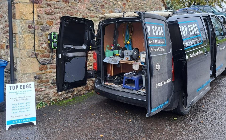 Top Edge Knife Sharpening, Ashwick and Oakhill Village Hall, Radstock