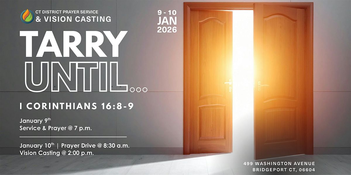 2026 Vision Casting, 9 January | Event in Bridgeport | AllEvents