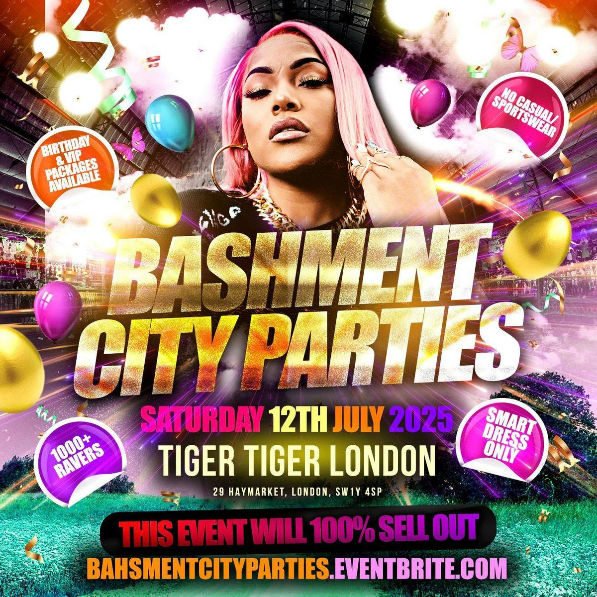 Bashment City Parties, 12 July | Event in London | AllEvents