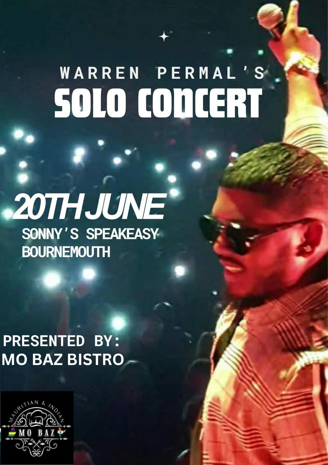 Warren Permal Solo Concert, 20 June | Event in Bournemouth | AllEvents