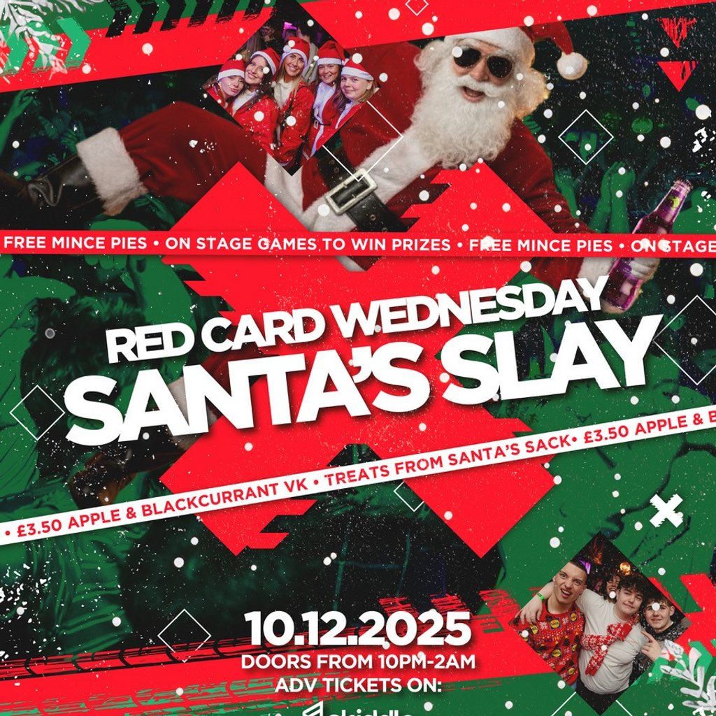 Red Card Wednesday Santas Slay, 10 December | Event in Stirling | AllEvents